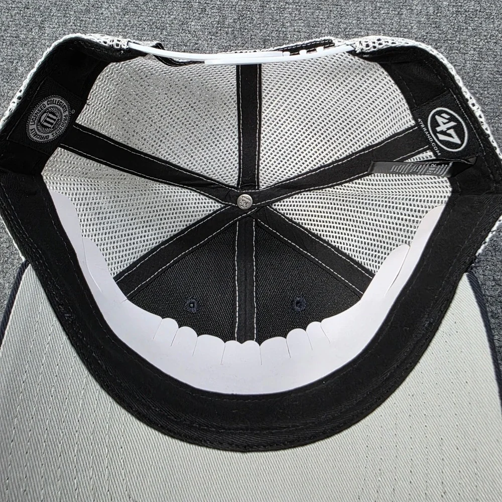 '47 Brand West Virginia Mountaineers‎ Hat WV Trucker Cap Navy Blue White Mesh